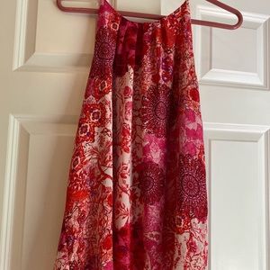 Pink & white dressy camisole